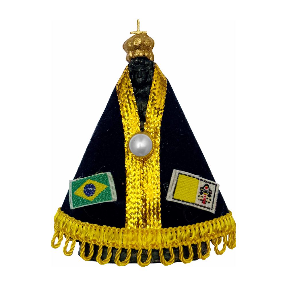Imagem Nossa Senhora Aparecida Com Manto 7,5 Cm