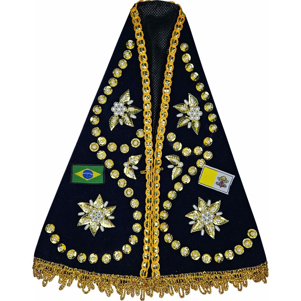 Manto Para Imagem Nossa Senhora Aparecida 32 Cm