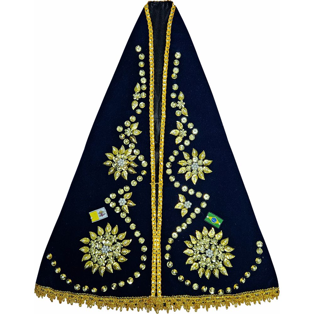 Manto Para Imagem Nossa Senhora Aparecida 60 Cm