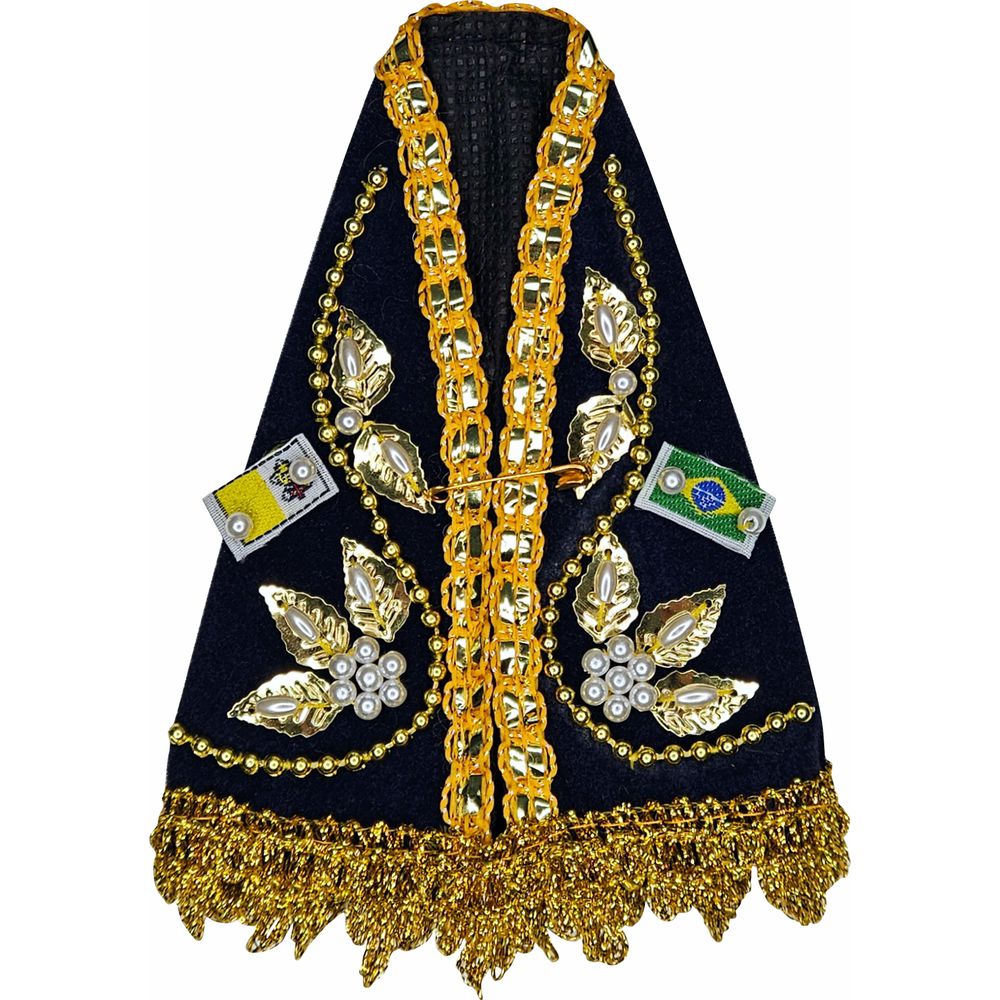 Manto Para Imagem Nossa Senhora Aparecida 19 Cm