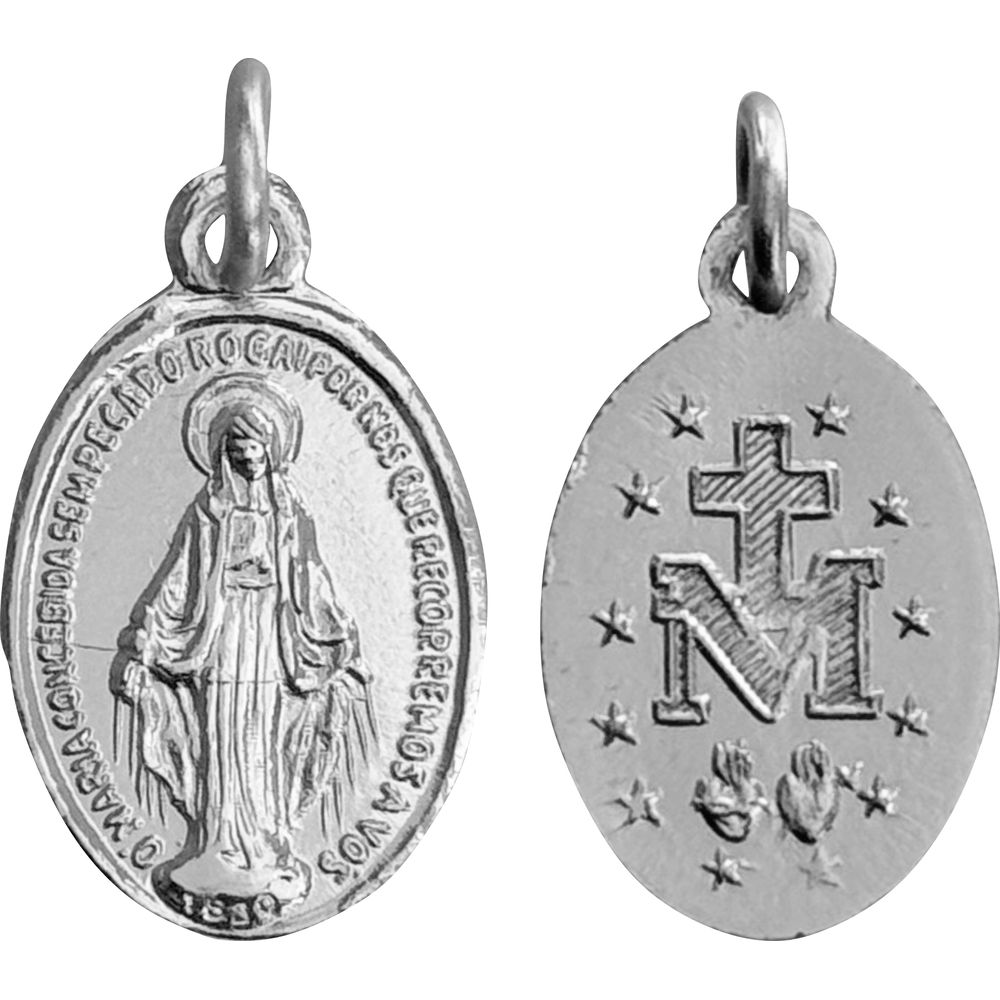 Medalha Milagrosa Prateada Pequena