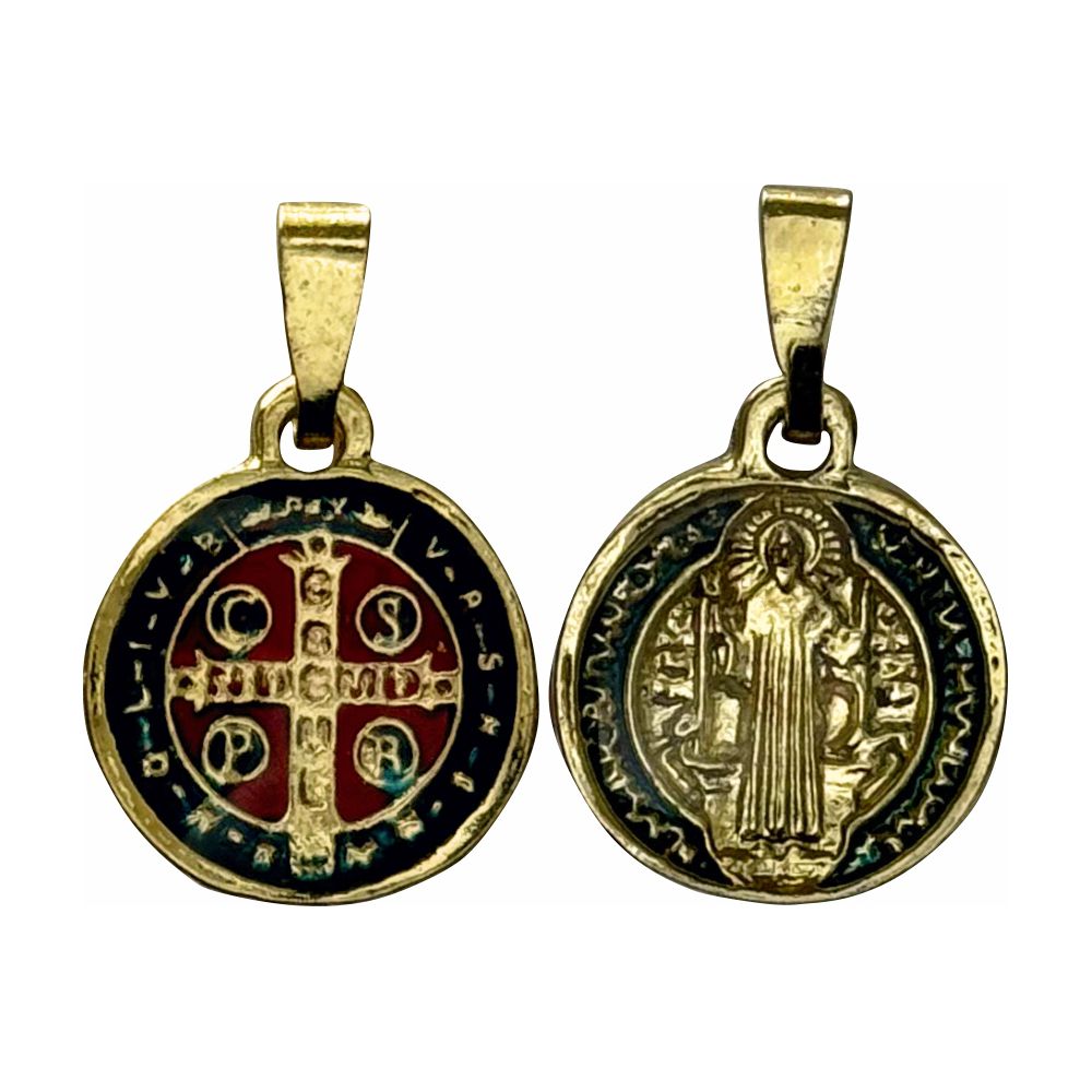 Medalha São Bento Resinada 14 Mm
