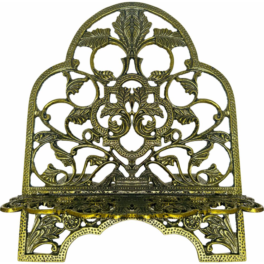 Porta Bíblia Metal Médio Ouro Velho