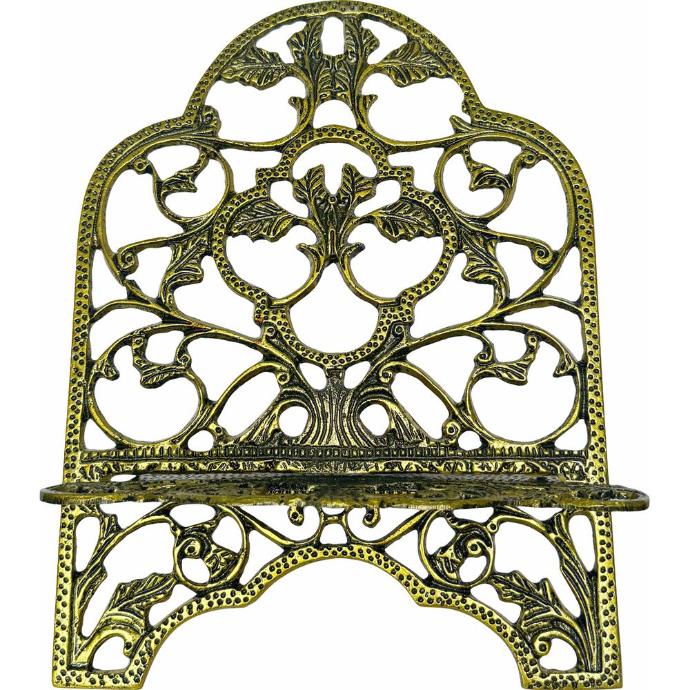 Porta Bíblia Metal Grande Ouro Velho