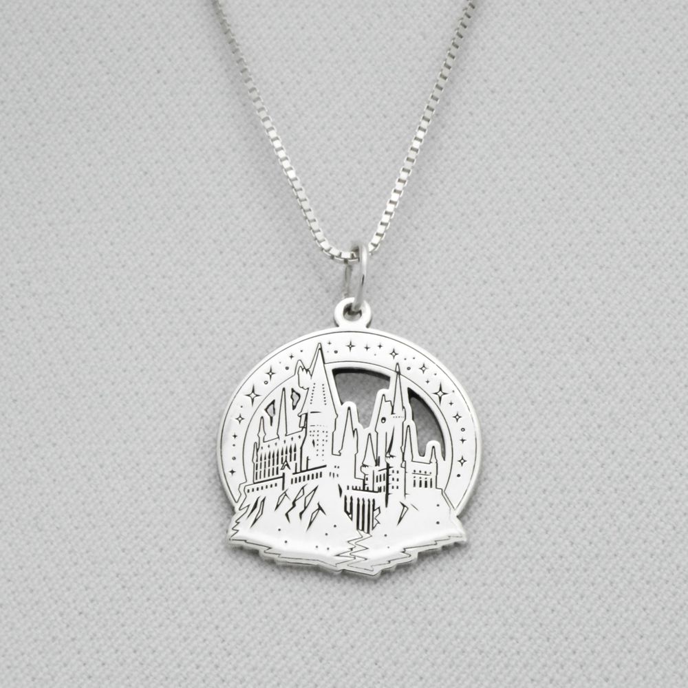 Pingente em Prata 995 Castelo Hogwarts harry Potter