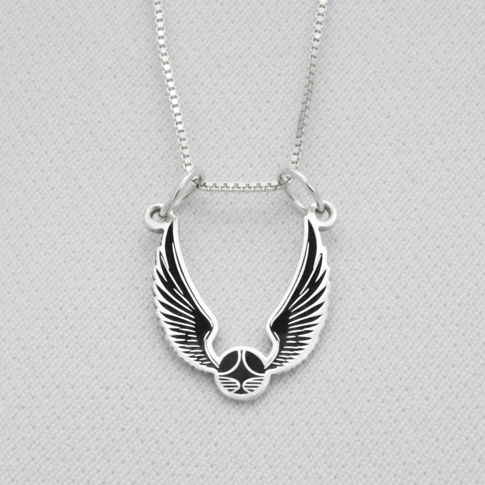 Pingente em Prata 995 Pomo de Ouro harry Potter