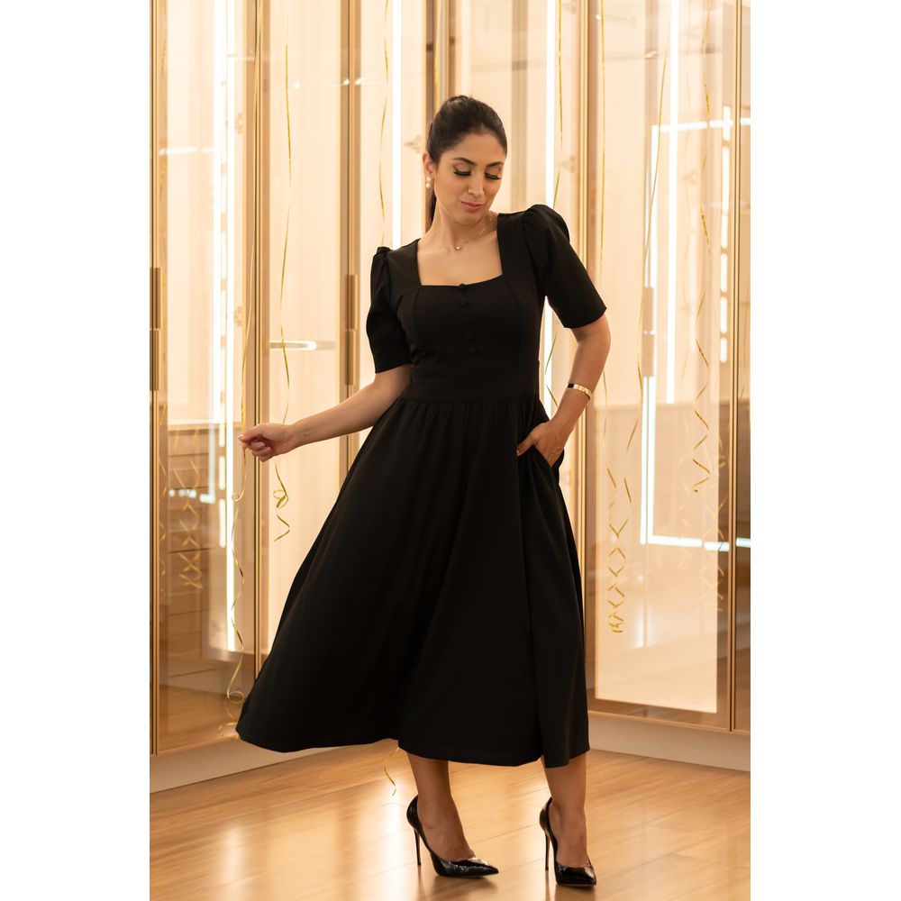 Vestido França Preto