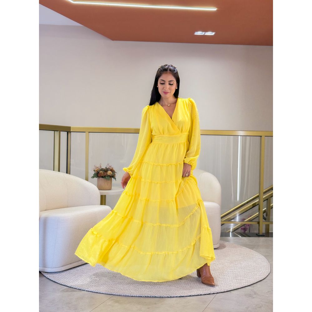 Vestido Camille Amarelo