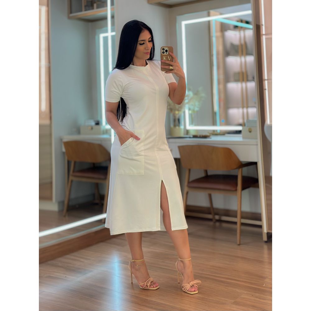 Vestido Cintia Off White