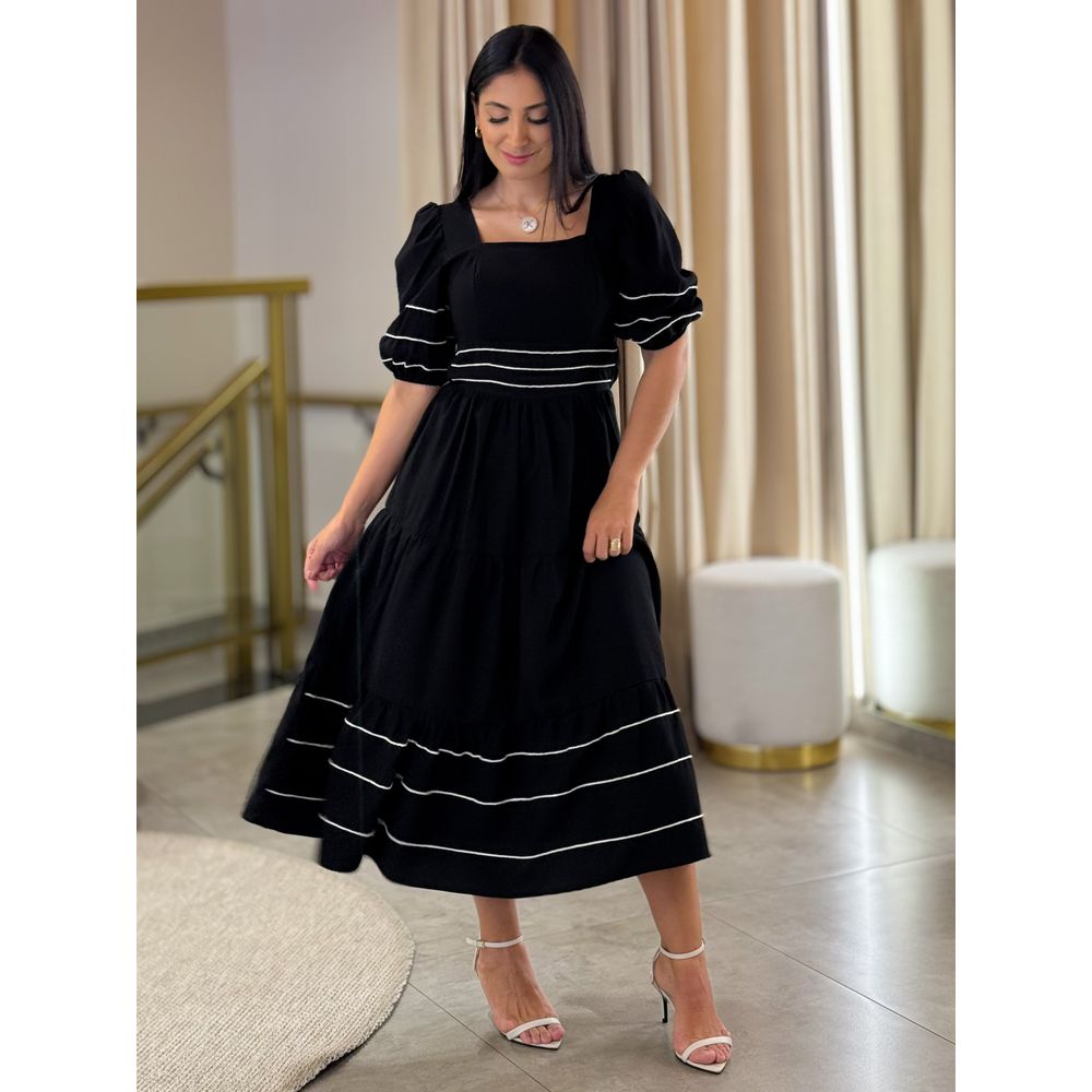 Vestido Carla Preto