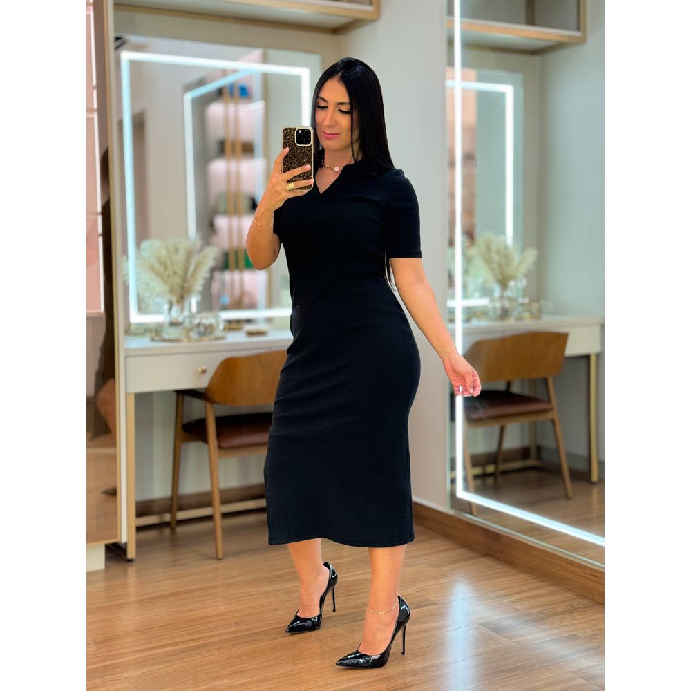 Vestido Celina Preto