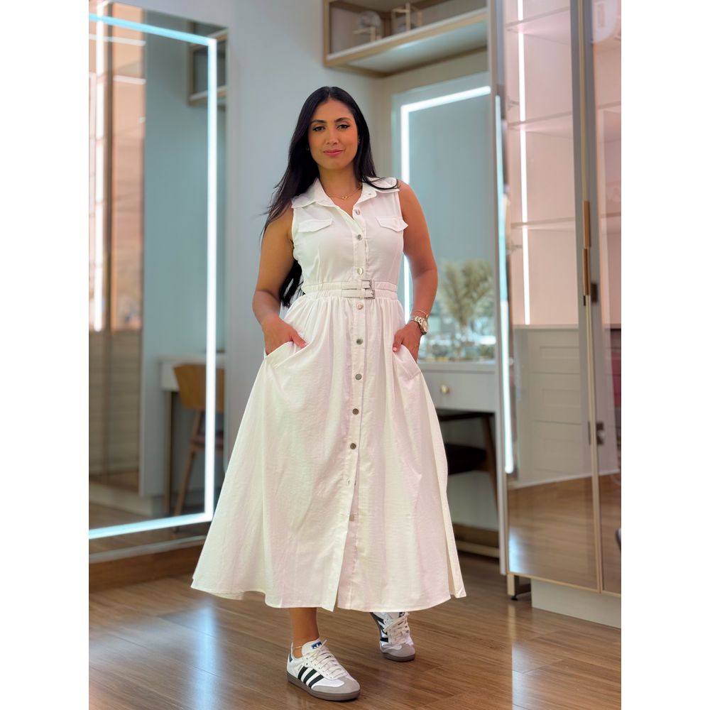 Vestido Karina Branco