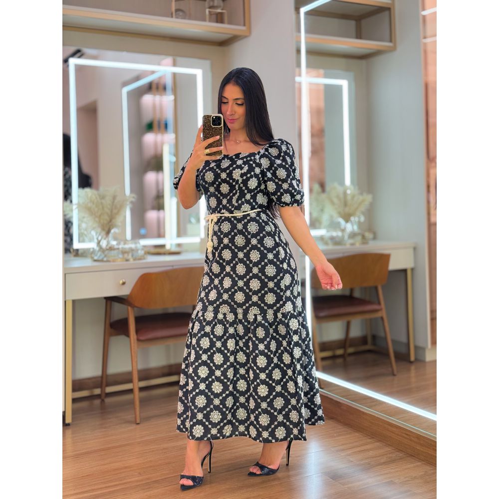 Vestido Bruna Preto