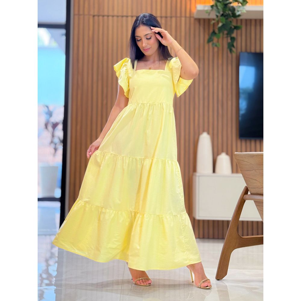 Vestido Andressa Amarelo