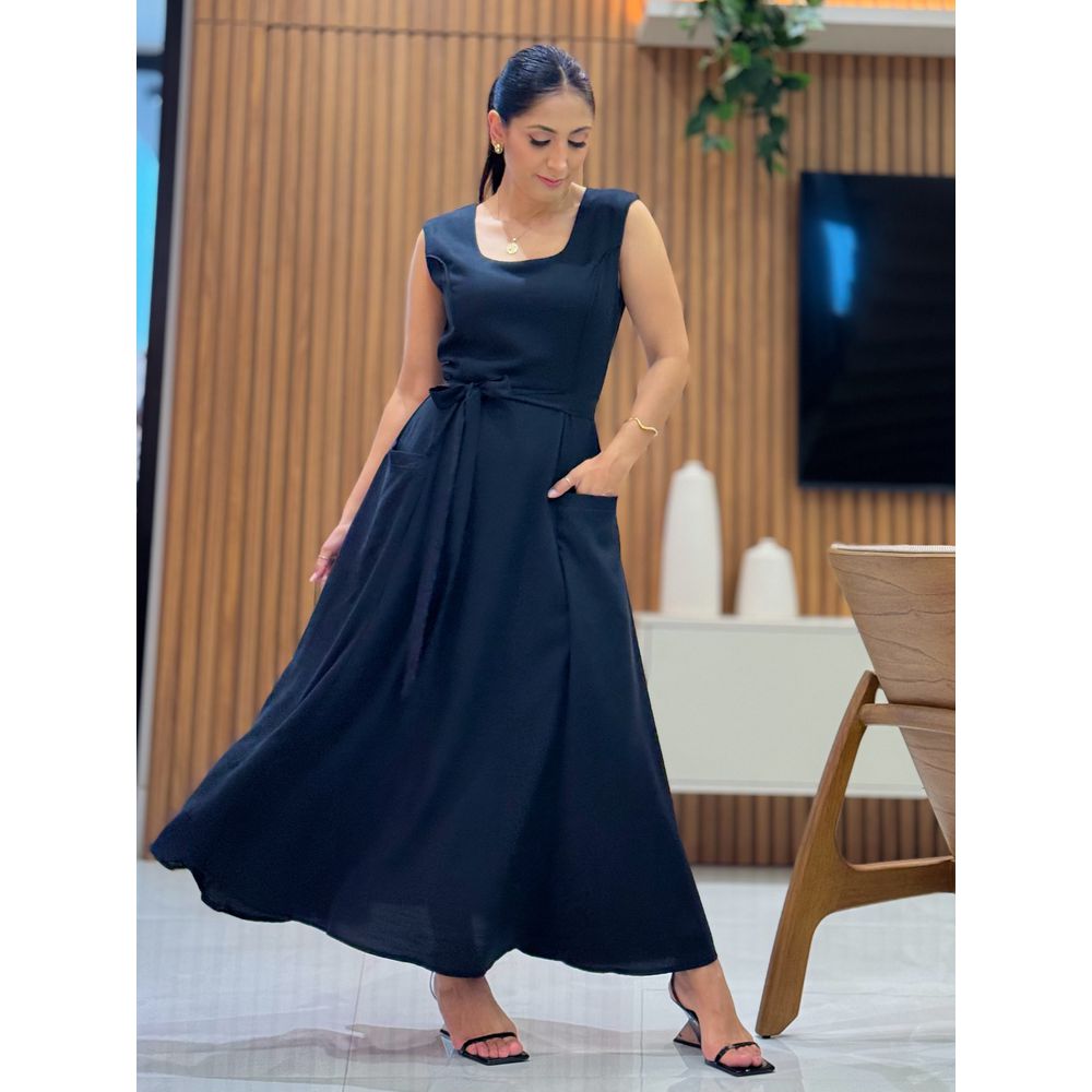 Vestido Carolina Preto