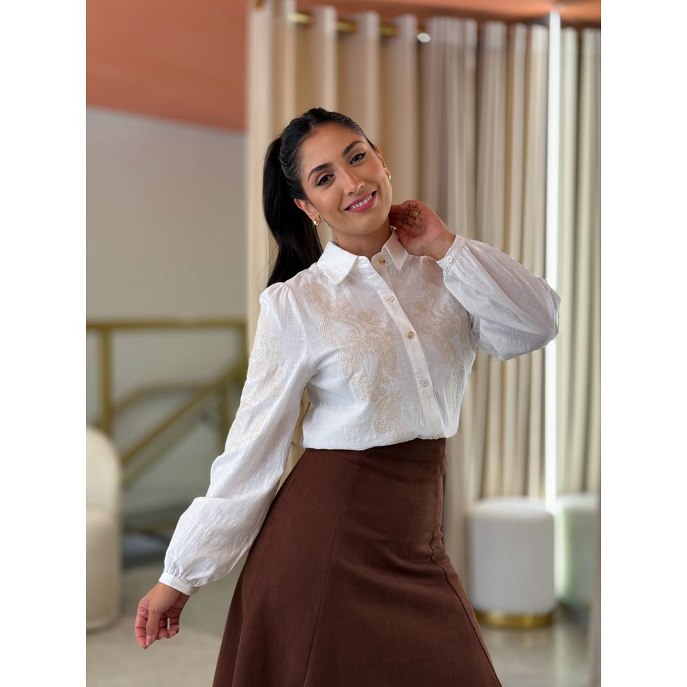 Camisa Luna Branco