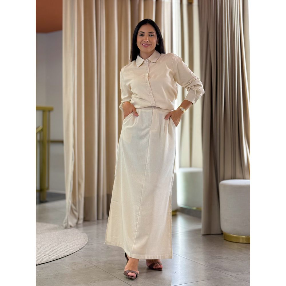 Conjunto Elisa Creme