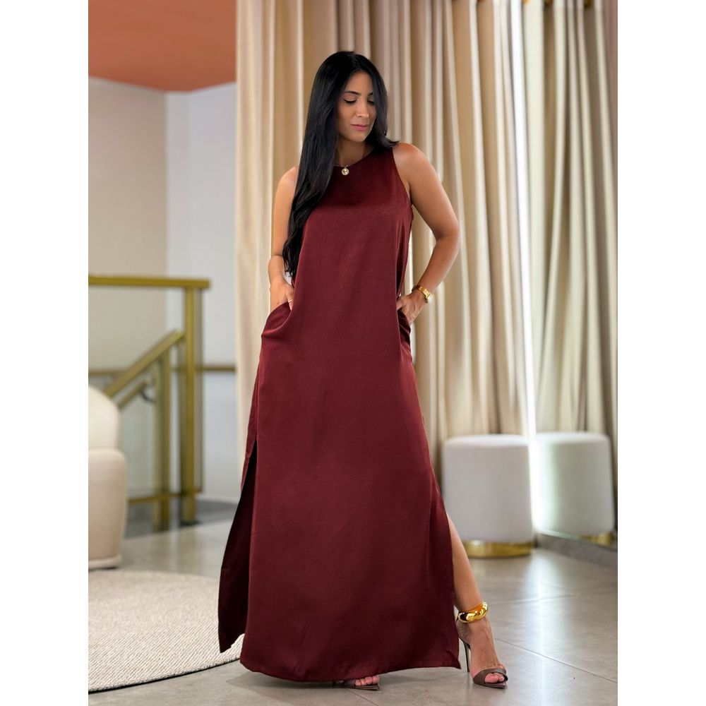Vestido Ruby Vinho