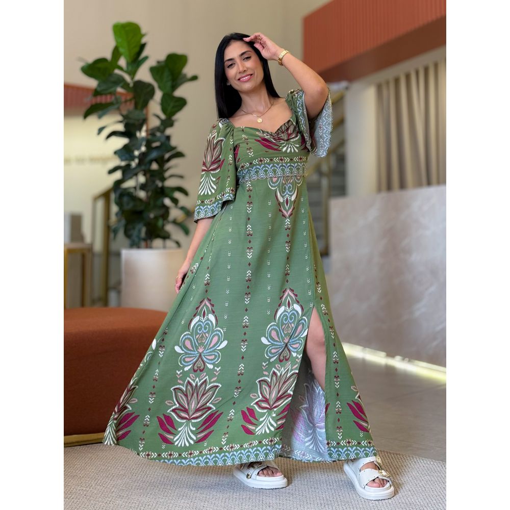 Vestido Aline Verde
