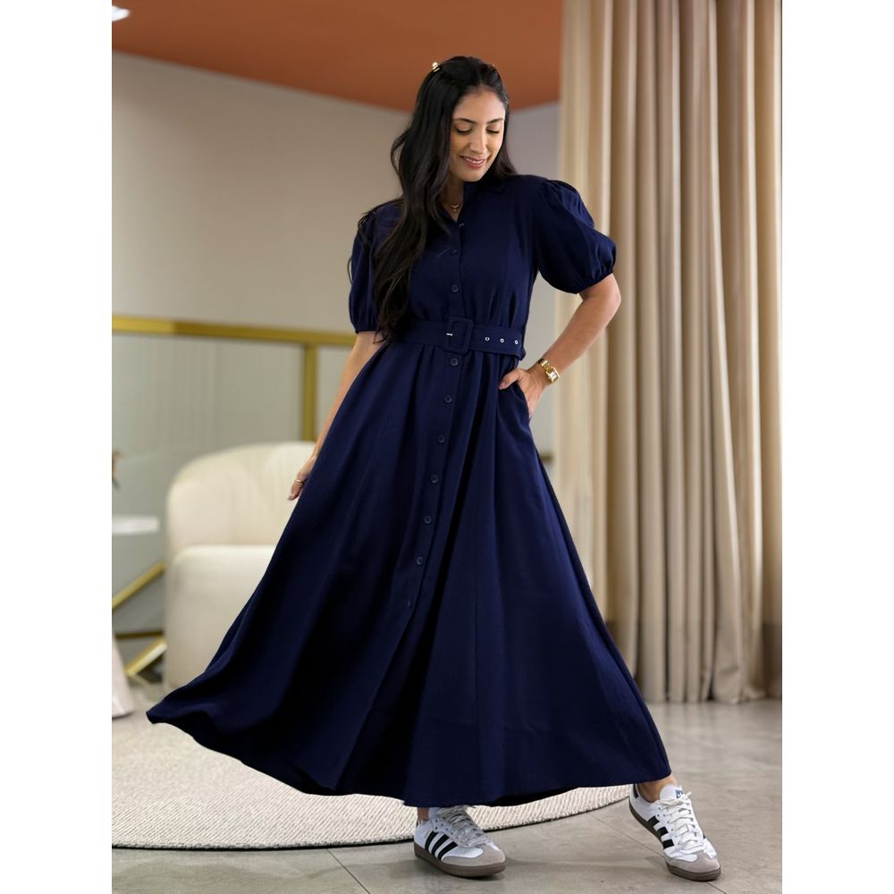 Vestido Laura Azul Marinho