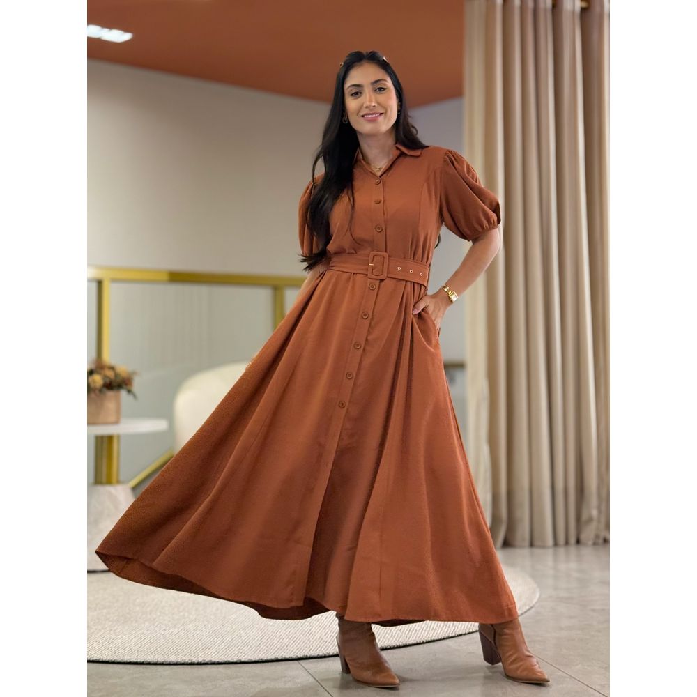 Vestido Laura Caramelo
