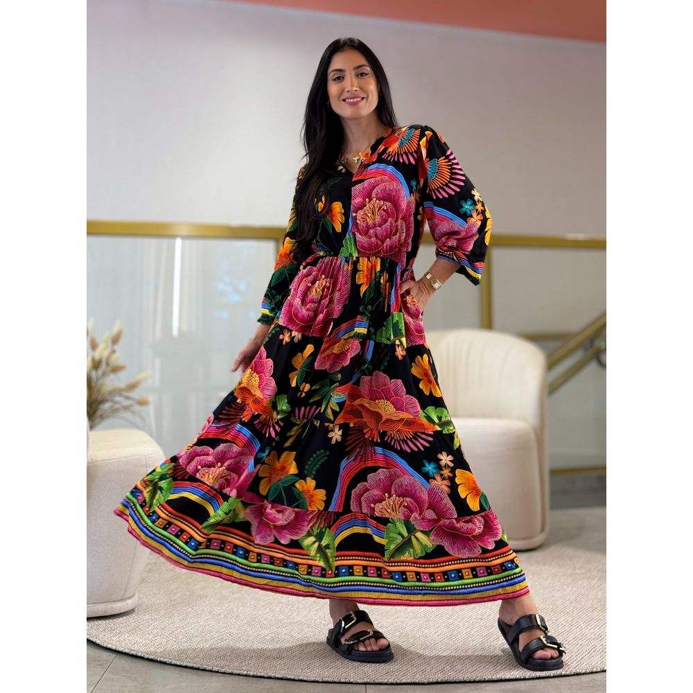 Vestido Farm Preto