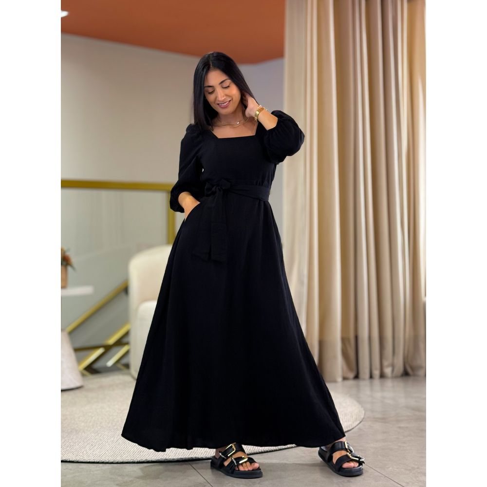 Vestido Bella Preto