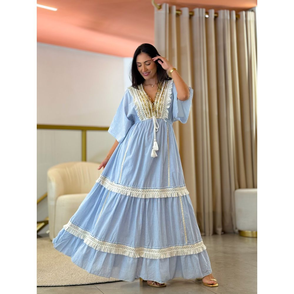 Vestido Safira Azul