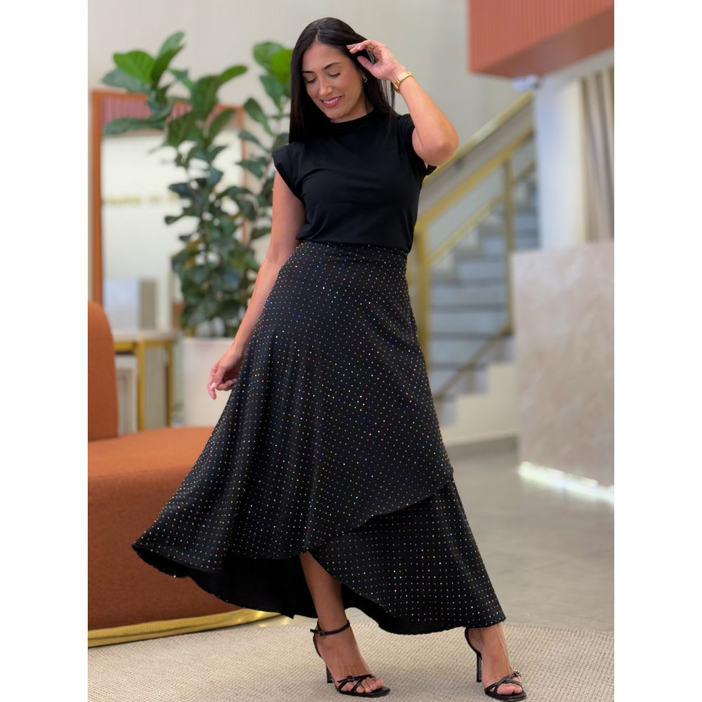 Saia Cristal Preto