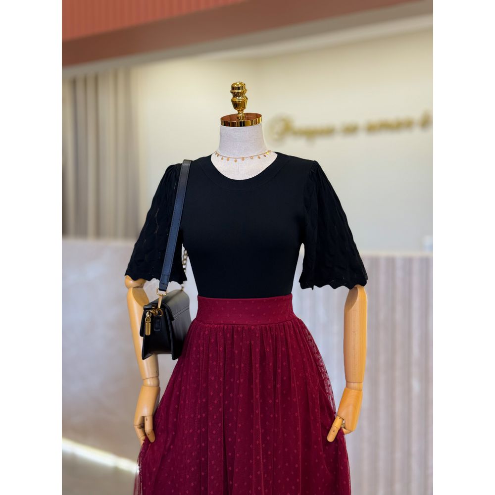 Blusa Babi Preto
