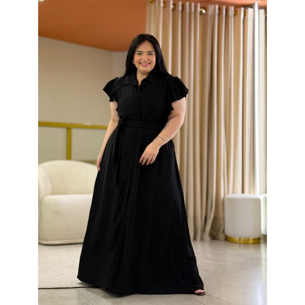 Vestido Liz Plus Preto