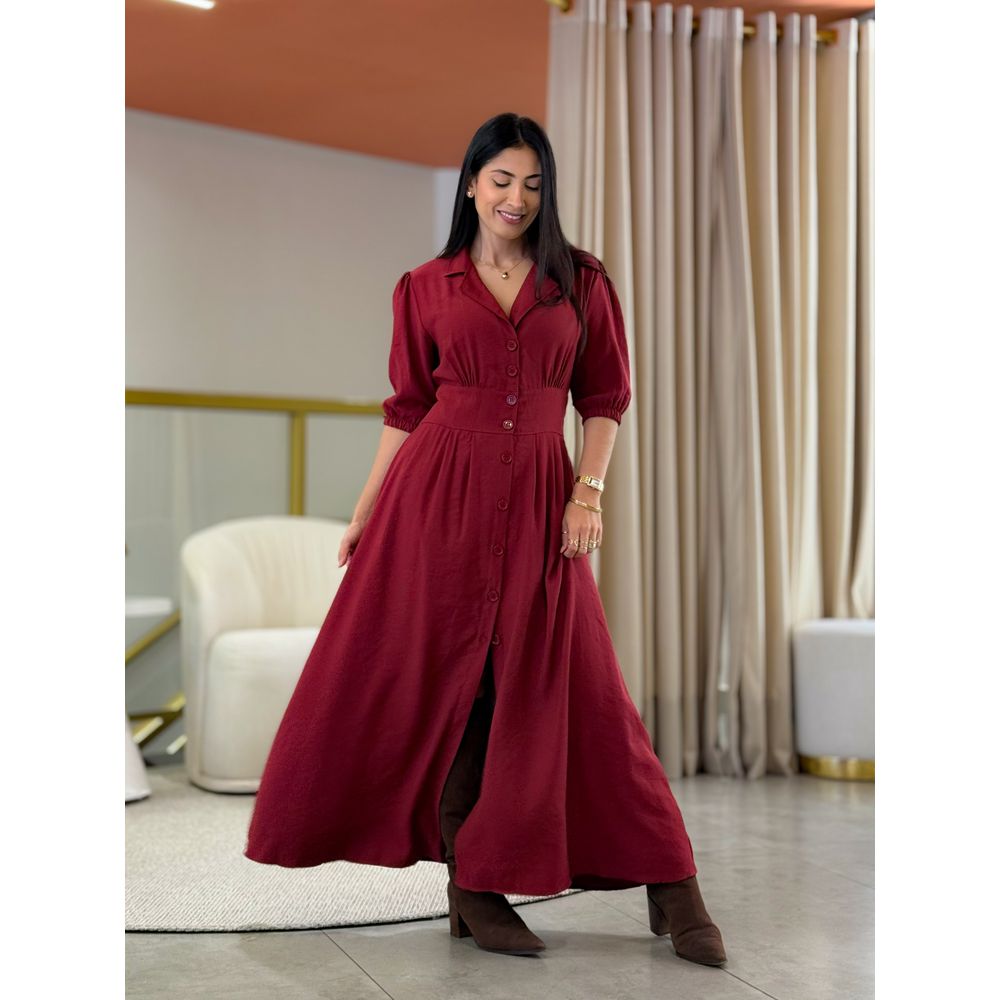 Vestido Mila Vinho