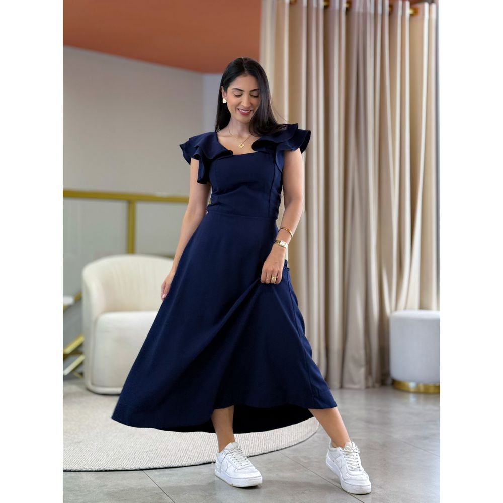 Vestido Ane Azul Marinho