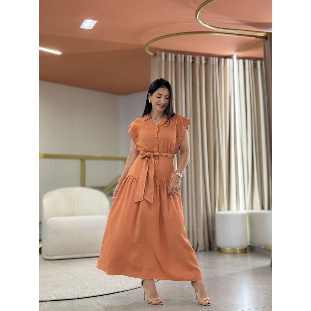Vestido Isadora Terracota