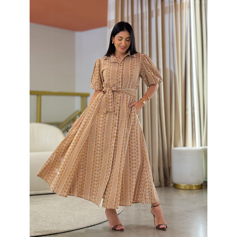 Vestido Rebeca Caramelo