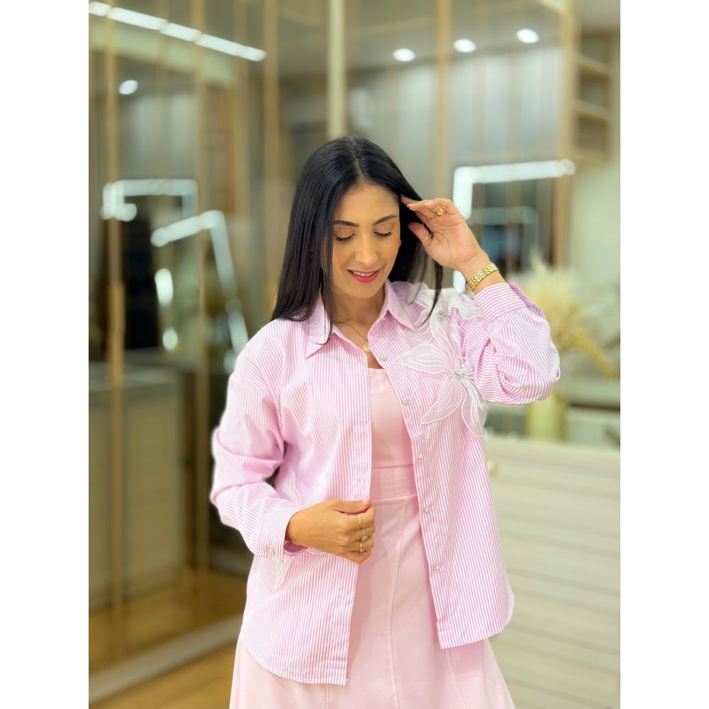 Camisa Penelope Rosa