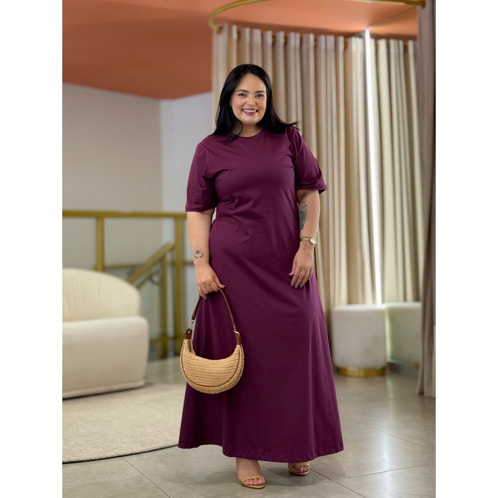 Vestido Leonora Roxo