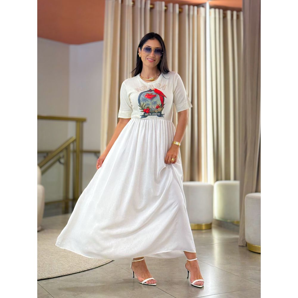 Vestido Kiara Off White Arara