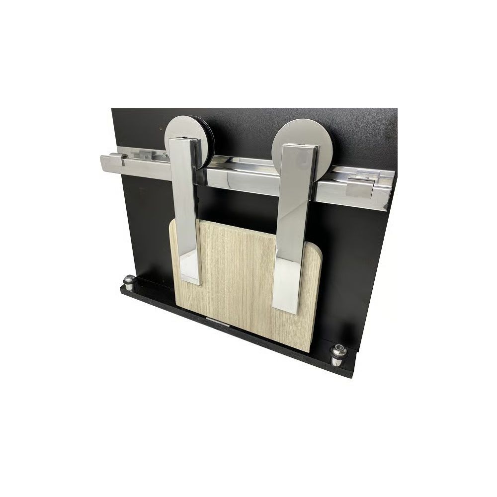 KIT TRILHO PERFIL APARENTE CROMADO KA-100 WF - Porta & Piso