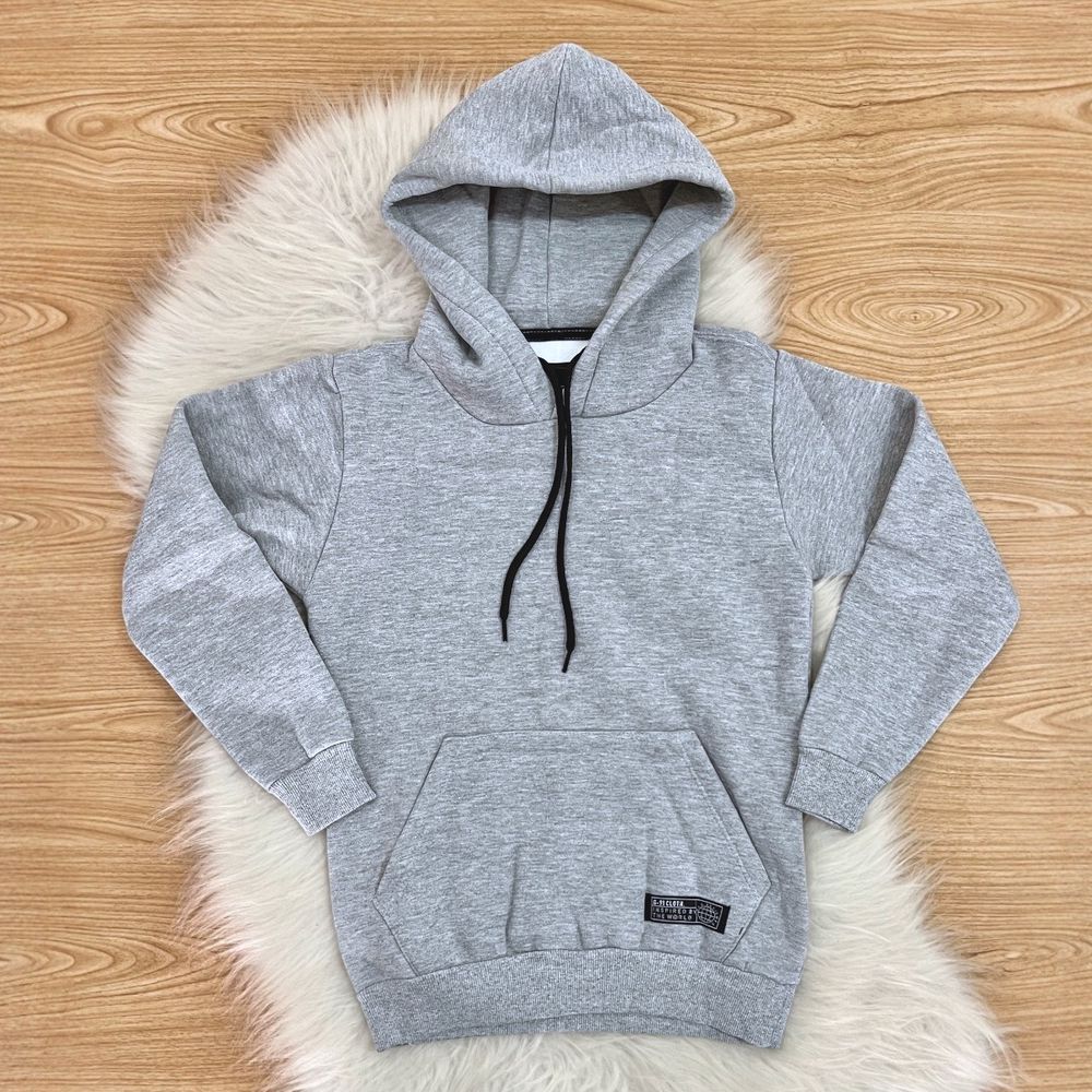 Casaco Moletom Cinza - PURO GLAMOUR KIDS