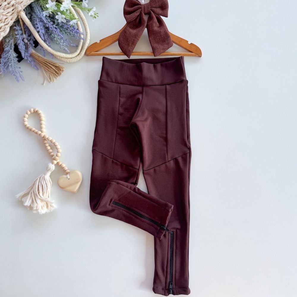 Legging Marrom - PURO GLAMOUR KIDS