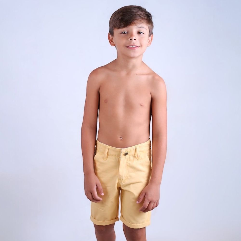 Bermuda Amarela - PURO GLAMOUR KIDS