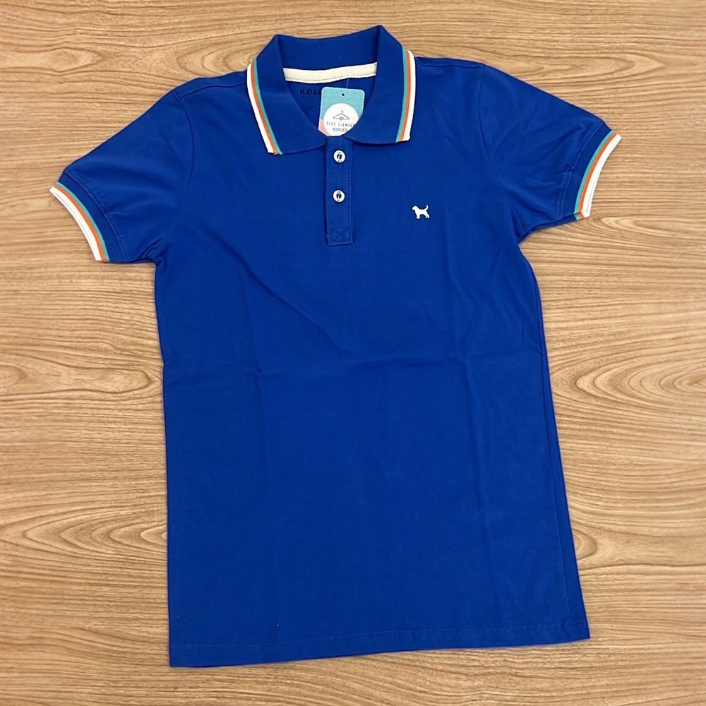 Camisa Polo Azul - PURO GLAMOUR KIDS