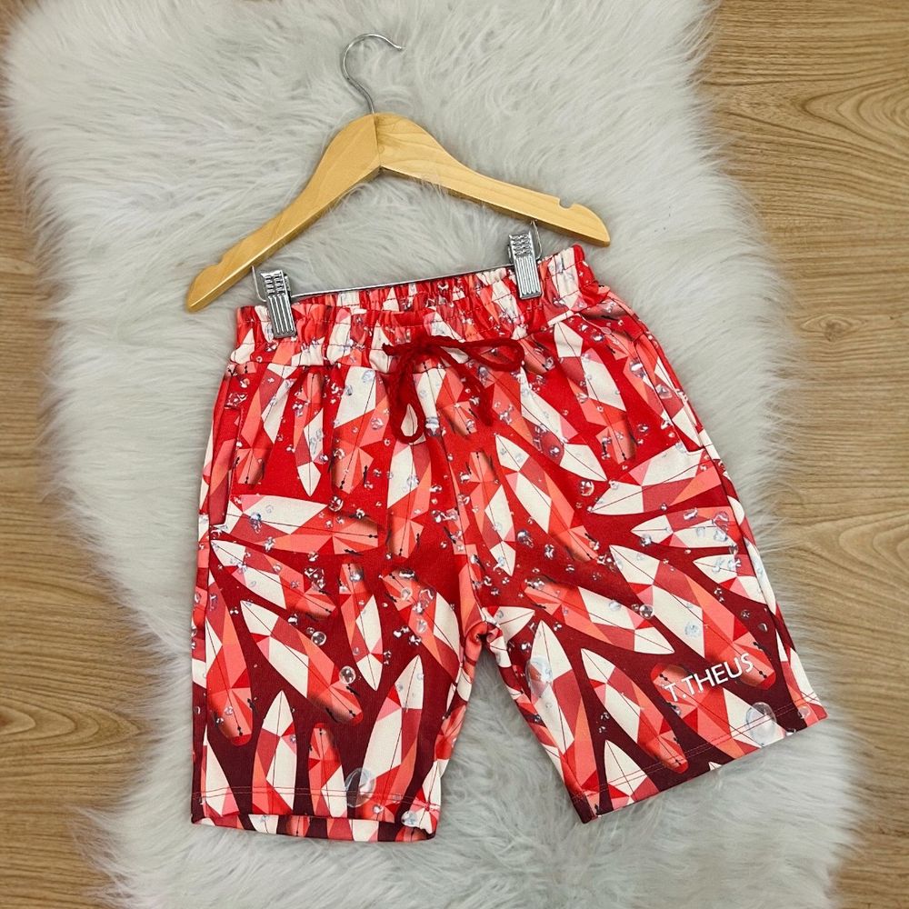 Bermuda Moletinho Sublimada - PURO GLAMOUR KIDS
