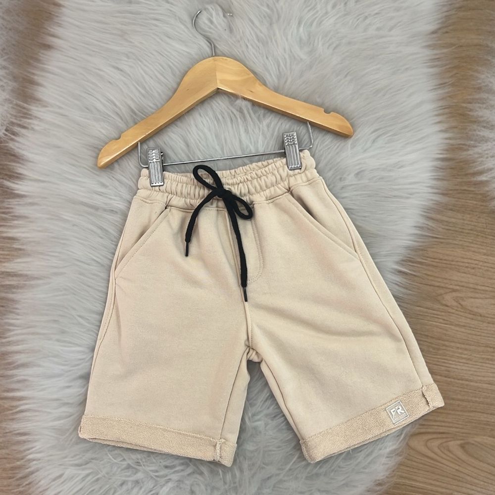Bermuda Creme Moletinho - PURO GLAMOUR KIDS