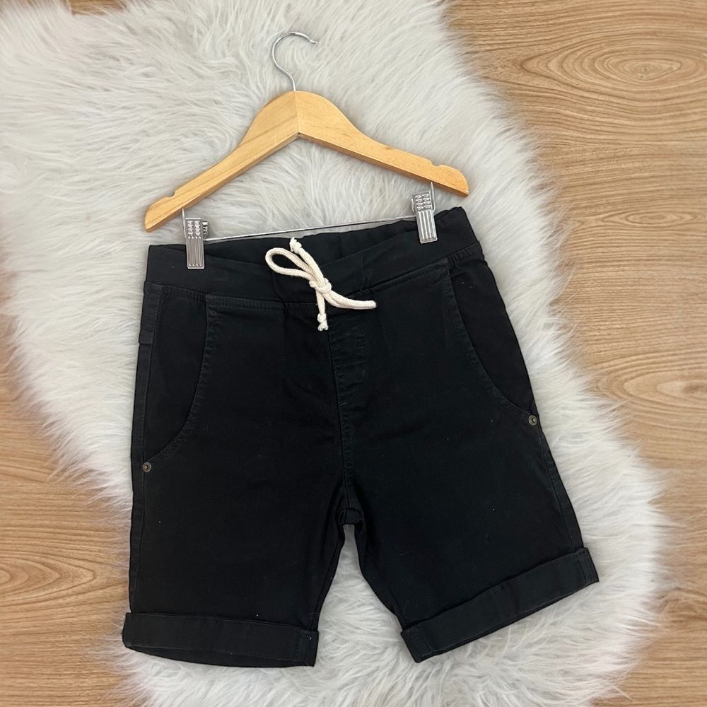Bermuda Preta Sarja - PURO GLAMOUR KIDS