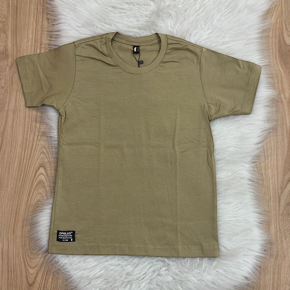 Camisa Basica Bege - PURO GLAMOUR KIDS