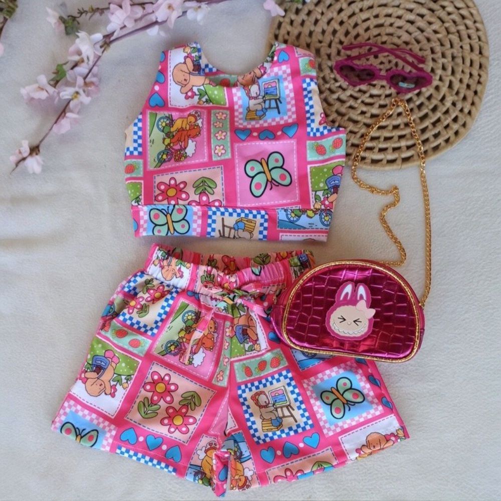 Conjunto Cropped Bobbie Goods - PURO GLAMOUR KIDS