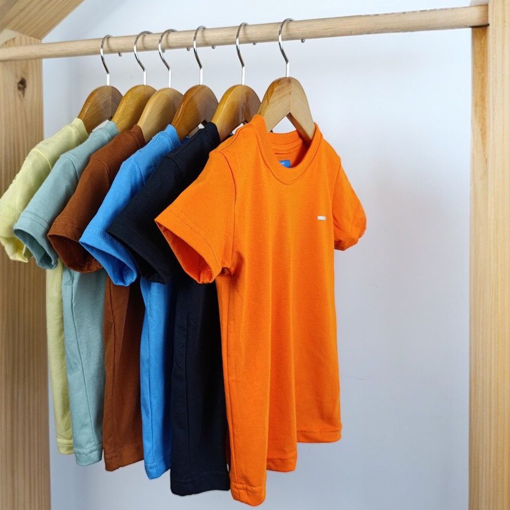 Camisa Básica Amarela - PURO GLAMOUR KIDS