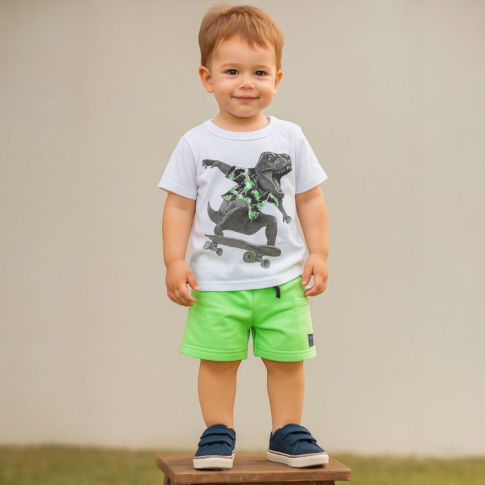 Conjunto Dinossauro - PURO GLAMOUR KIDS